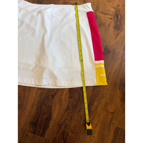 Slazenger Skort White Tennis Activewear Pickleball Sz M Women Pull On Shorts - Picture 6 of 6